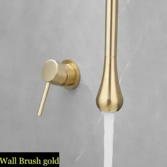 Water Drop Hang Ceiling Faucet Bathroom Basin Bathtub Tap Solid Brass  Hot Cold Water Sink Mixer Tub Hardware