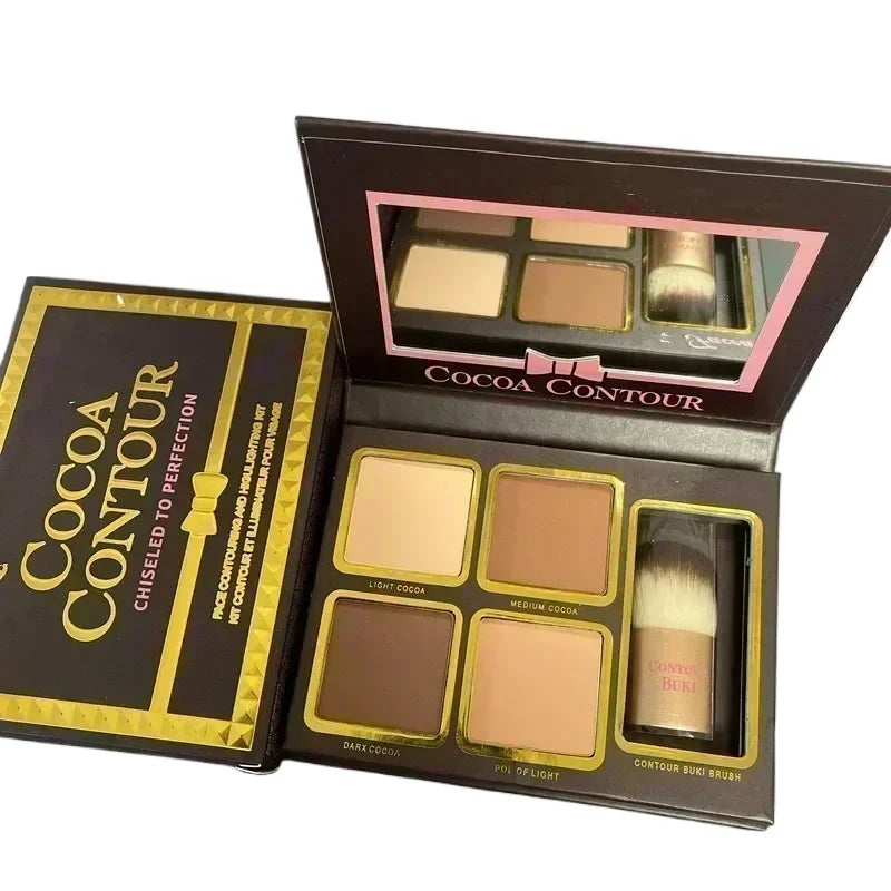 Makeup Tool Kits New 4color Makeup Powder Cocoa Facial Contour with Brush