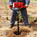 Garden Machinery Accessories 80mm Ground Drill Bit (Without Engine Machine) for Digging Holes and Planting Crops