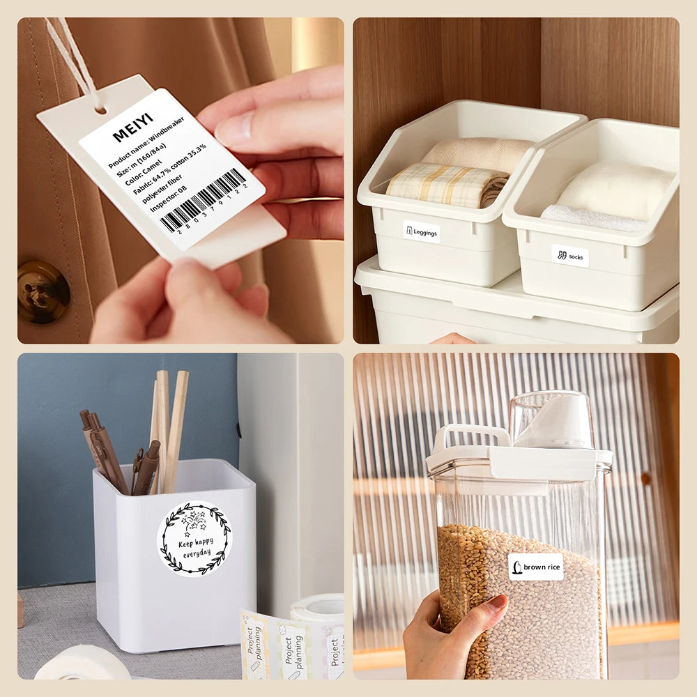 NIIMBOT B21/B1 Portable Thermal Printer 1500mAh Wireless Sticker Printer With Self-adhesive Labels For Barcode Clothing Jewelry