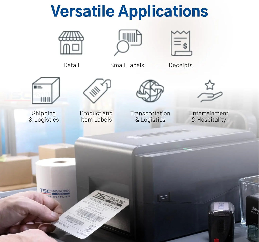 High Efficiency Thermal Transfer Desktop Smart Printer TE210 TE310 Shipping Label Sticker Printer For Logistics Express