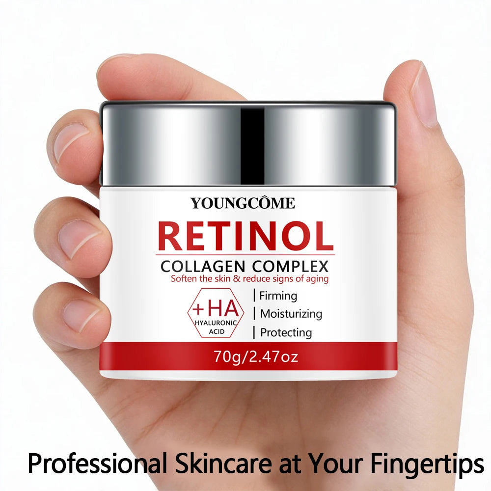 Retinol Collagen Facial Care Moisturizing Cream Deep Hydration Suitable for dry Aging Face Cream Moisturizing Skin Repair