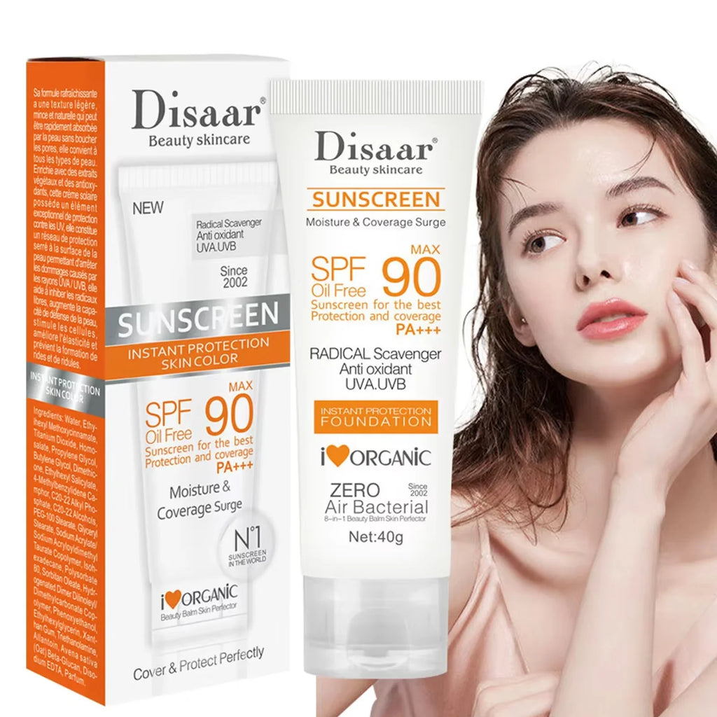 Facial Body Sunscreen Waterproof SPF 90+UV Sun Cream Sunblock Skin Protective Cream Anti Sun Facial Seaside Protection Cream