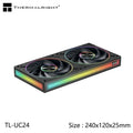 Thermalright TL-UC12/24/36 Computer Case Cooling Fan,12CM Infinite Mirror High-Performance Digital Display Screen