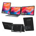 Portable Monitor 16 Inch Detachable Screen Monitor Extender Horizontal & Vertical Laptop Screen Extender for Windows and MacOS