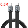Uyellow USB 5 Cable 80Gbps 240W 16K Type C To C Fast Charging Thunderbolt 3 4 5 USB 5.0 to C Data Transfer Cable Laptop