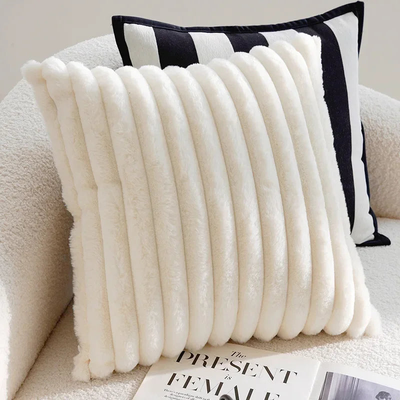 45x45/30x50cm Black White Embroidered Pillow Cover Decorative Cushions Pillow Covers Decorative Modern Light Luxury Sofa Decor