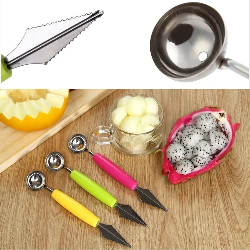 Kitchen Vegetable Carve Fruit Slicer Device Scoop Ballers Cutter Chop Gadgets Kitchen Gadgets Home Gadgets