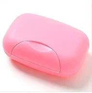 Plastic Travel Soap Box Dish Plate Case Case Holder Container Wash Shower Home Shower Bathroom Sealed Soap Case