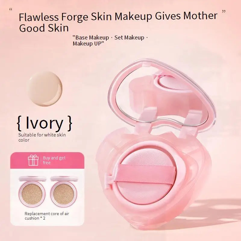 Life Girls Dewy Cushion Foundation 2025 ✦ Milky Hydrating Concealer & Skin Brightener ✦ Transfer-Proof, Buildable Coverage for G