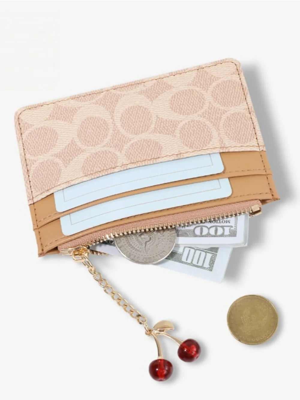 Luxury Design Wallets for Women Multi‑Function Card Holder PU Leather Female Vintage Small Card Bag Short Women's Purse
