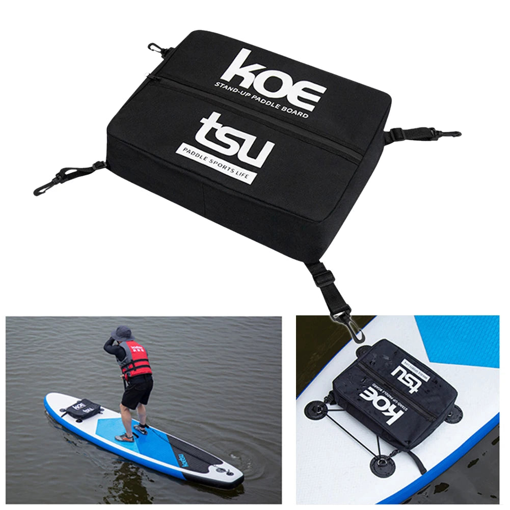 Portable Stand Up Paddle Board Storage Bag Surf Waterproof Deck Bag Sealed Zipper Food Storage Bag Paddleboard Kayak Accessories