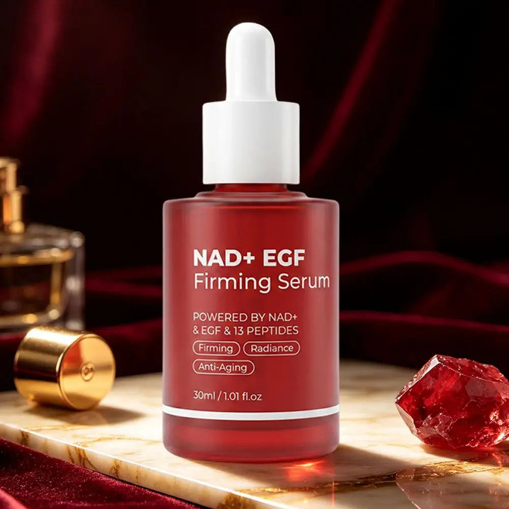 30ml NAD+ EGF Firming Serum 13 Peptides Radiance Anti-Aging Brighten Skin Tone Essence Improve Skin Elasticity Fine Lines Serum