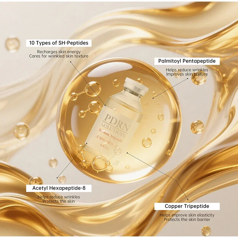 PDRN Serum Ampoules 30ml Renew Skin Daily Skincare Deeply Repair Multi-effect Skin Barrier Strengthening Firming Facial Serum