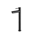 Stainless Steel Heighten Washbasin Faucet Silver/Black Quick Open Single Cold Faucet Rust-proof Sink Water Tap Bathroom Counter