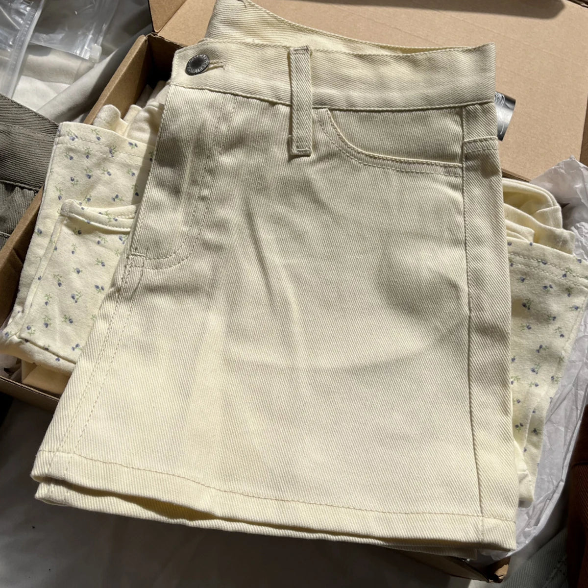 Vintage Denim Straight Mini Skirts Women Sexy Low Waist Pockets A-line Short Faldas Casual Streetwear Summer Cotton Skirt Y2k