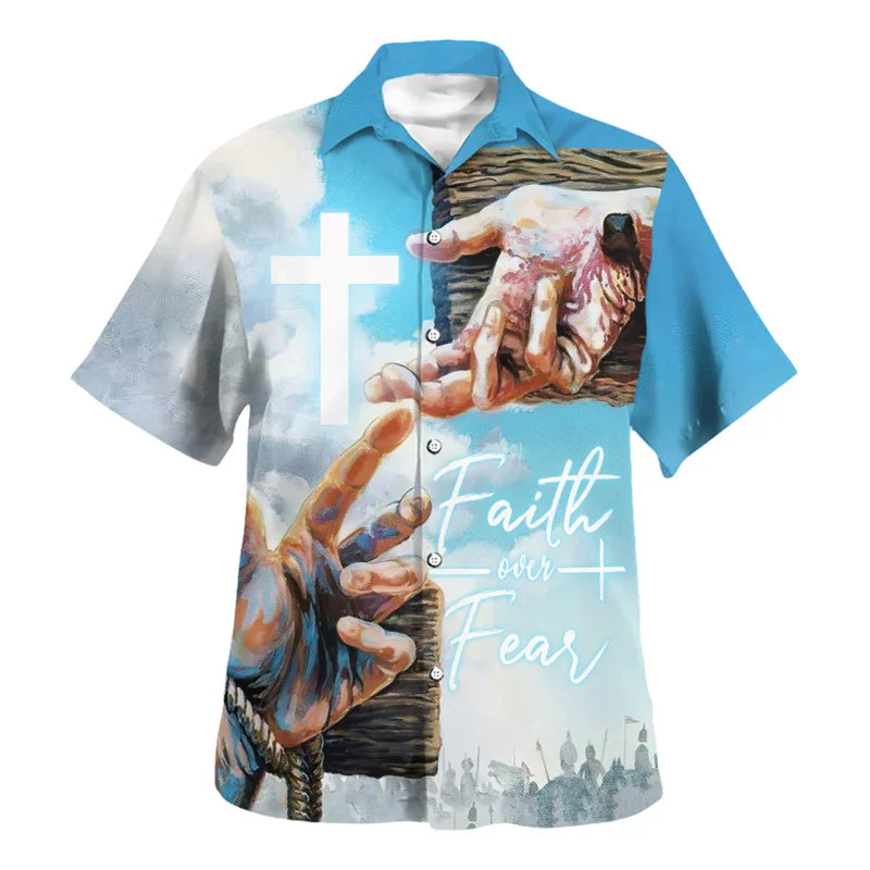 Jesus Love Me God Loves The World  Hawaiian Shirts Mens Womens Fashion Cool Beach Shirts Summer Cool Floral Shirt Tops Clothes