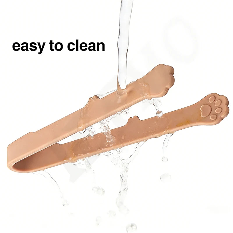 Silicone Cat Paw Food Clip Bakery Clips Ice Cube Clips Snack Clips Heat Resistant BPA Free Kitchen Gadgets