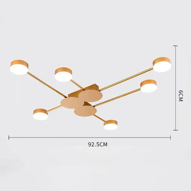 Nordic LED Ceiling Indoor Lighting Home Lamps Living Room Dining Bedroom Cloakroom Decoration Chandelier Lights Modern Wall Lamp