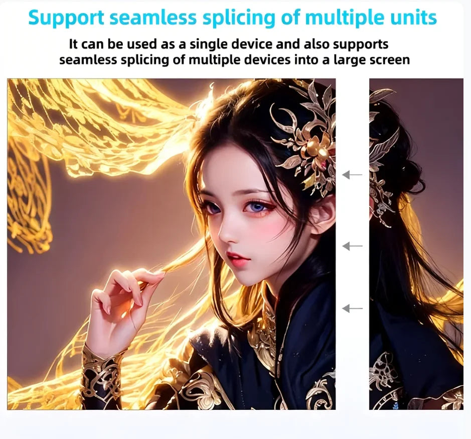 Custom P1.8 P2 P2.5 LED Poster Display Movable Vertical Digital Advertising Poster Screen For Shopping Mall Retail Store