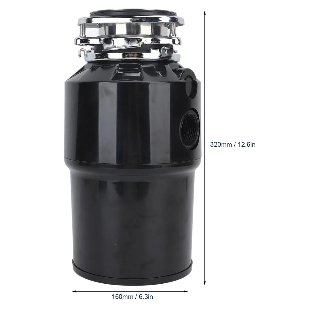 630W Kitchen Waste Processor Continuous Feed 2800RPM Quiet Operation Simple Installation Food Waste Disposer EU Plug 250V