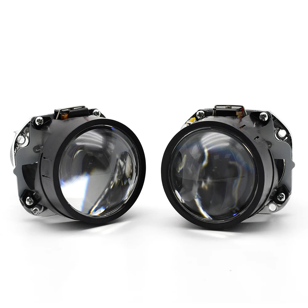 2.5 Inch Mini Bi Xenon Projector Lens RHD LHD Fit H1 H4 H7 Car Motorcycle Headlight Headlamp Car Assembly Kit Retrofit Replace