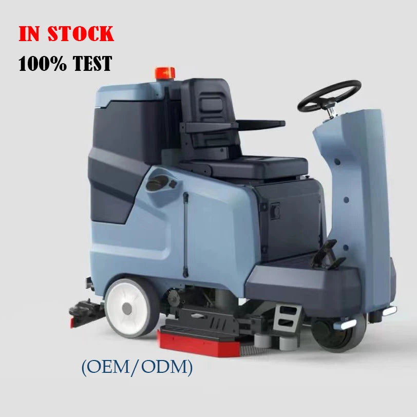 CE EPA Battery Operated Car Type Ride On Floor Scrubber Commercial Tennis Court Floor Road Sweeper Machine