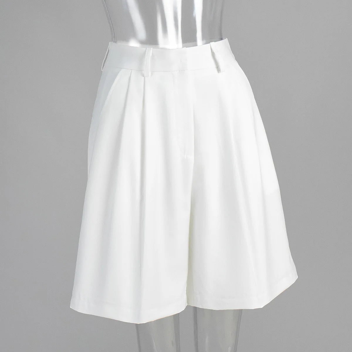 Summer New High Waist Shorts for Women Casual Loose Wide Leg Solid Shorts Female Short Pants Y2k Booty Shorts