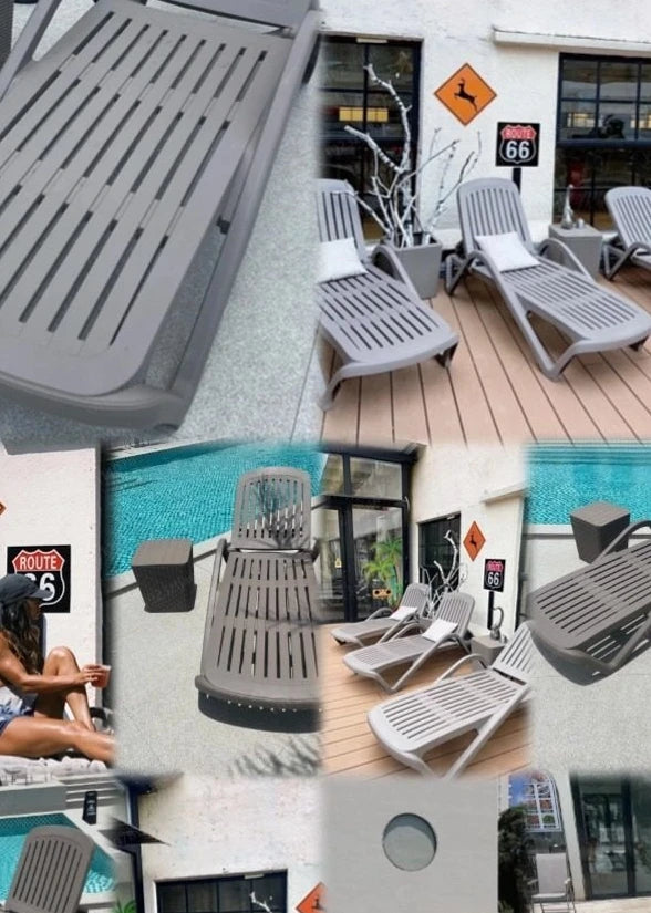 Outdoor Swimming Pool Beach Lounger Homestay Indoor Bath Hot Spring Hotel Clubhouse Lounger
