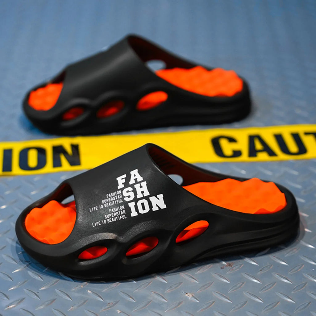 Men's Slippers Massage Slippers EVA Lightweight Beach Casual Shoes Indoor Soft Sole Slippers Platform Outdoor Men Sandals
