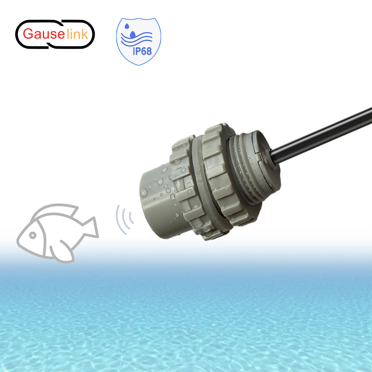 Underwater Submarine Ultrasonic Sensor Module Probe for Distance Measurement Obstacle Avoidance IP68 UART/RS485 Range 600cm