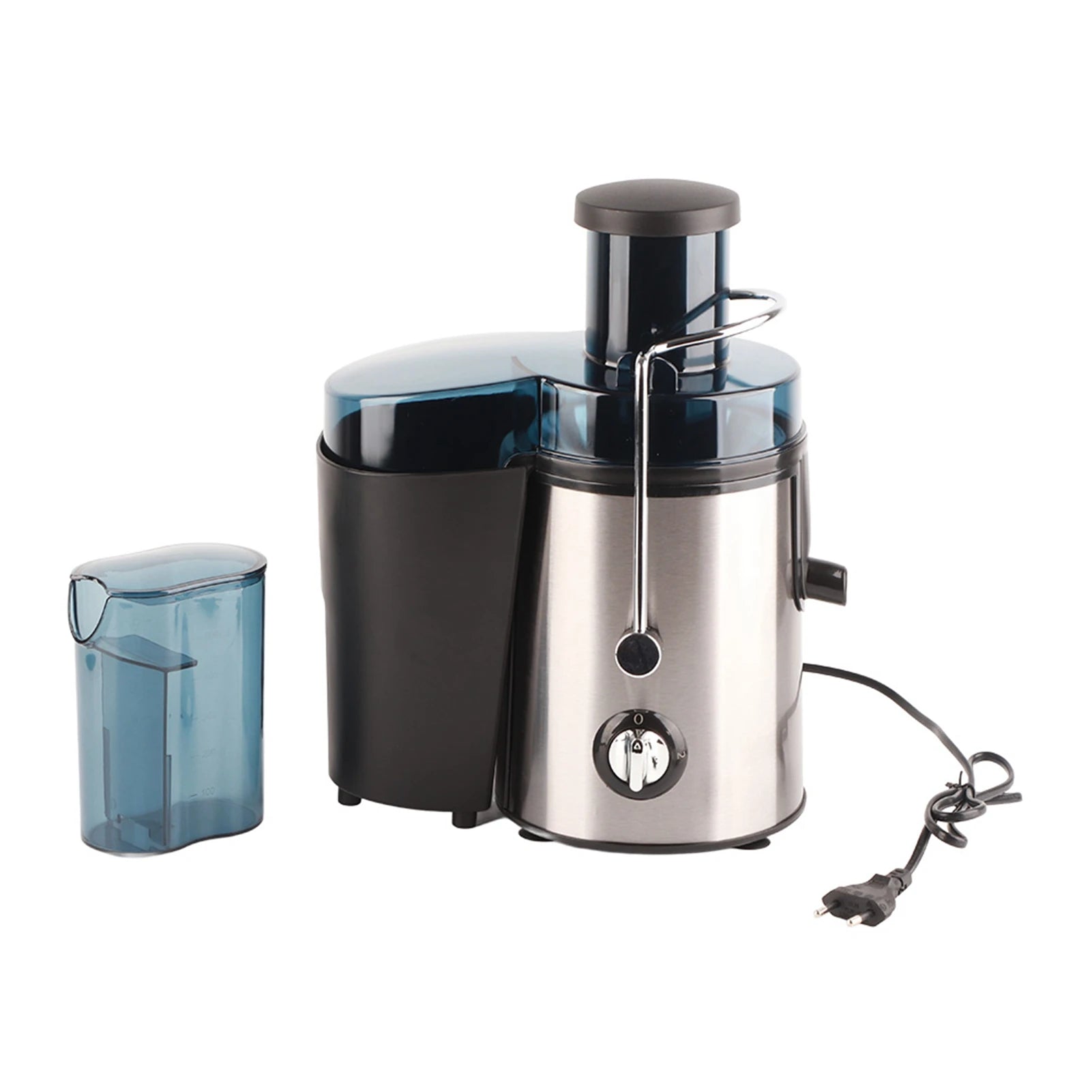 Centrifugal Juicer Machine 500ML Stainless Steel Juicer Machine Whole Fruit Vegetable Centrifugal Juice Extractor