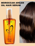 1PC Essential Oil Hair Care No-Wash Soft Non-Greasy Hair Oil Suitable for All Hair Types