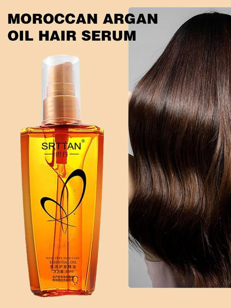 1PC Essential Oil Hair Care No-Wash Soft Non-Greasy Hair Oil Suitable for All Hair Types