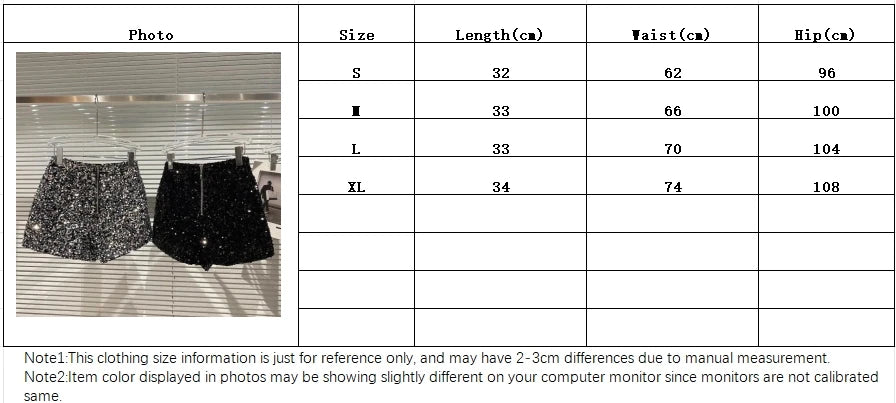 Spring/summer new Spice Girls sequin zipper shorts Slimming suede embroidered beaded casual pants