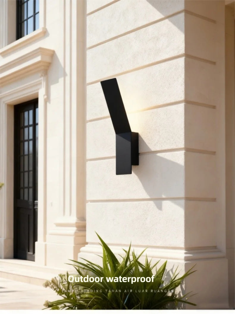 LED outdoor wall lamp IP65 modern simple waterproof hotel villa garden door creative outdoor lighting