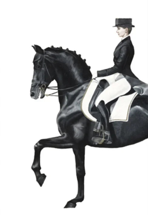 Modern Aristocratic Equestrian Posters Canvas Paintings Living Room Home Decorations Modern Horse Riding Oil Paintings Wall