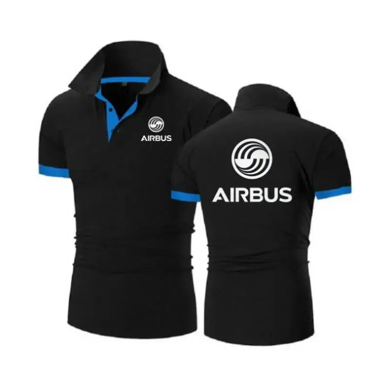 Polo Shirt AIRBUS AVIATION Flight Lapel TShirts Airbusfan A320 Man POLOS Tee Spring Summer Mesh Cotton Short Sleeve Mens Tops