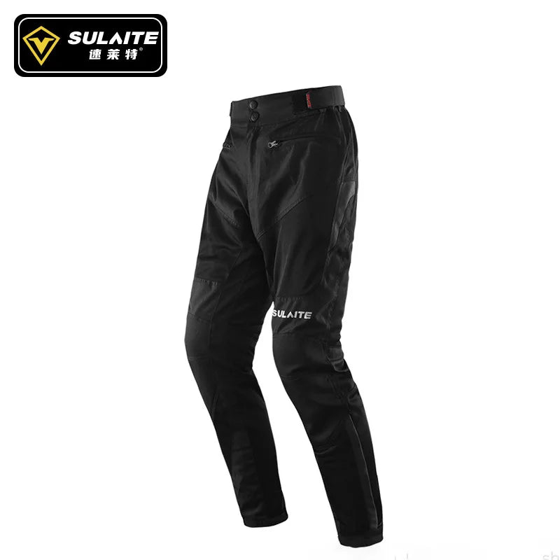 SULAITE Summer Motorcycle Jacket Suit Breathable Riding Gear Protective Racing Coat Motorbike Equipment for Men