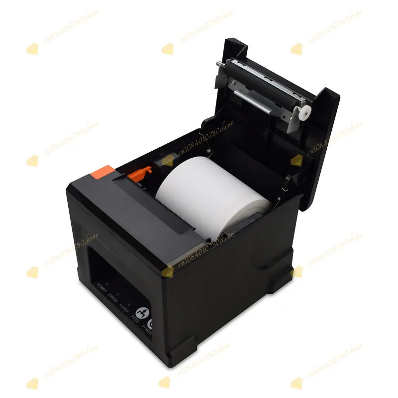80mm Large Gear Receipt Inkless Smart Kitchen Front Desk Receipt Thermal Printer