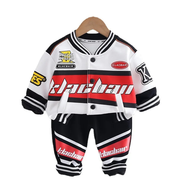New Spring Autumn Children Girls Outfits Baby Clothes Boys Sports Jacket Pants 2Pcs/Sets Toddler Casual Costume Kids Tracksuits