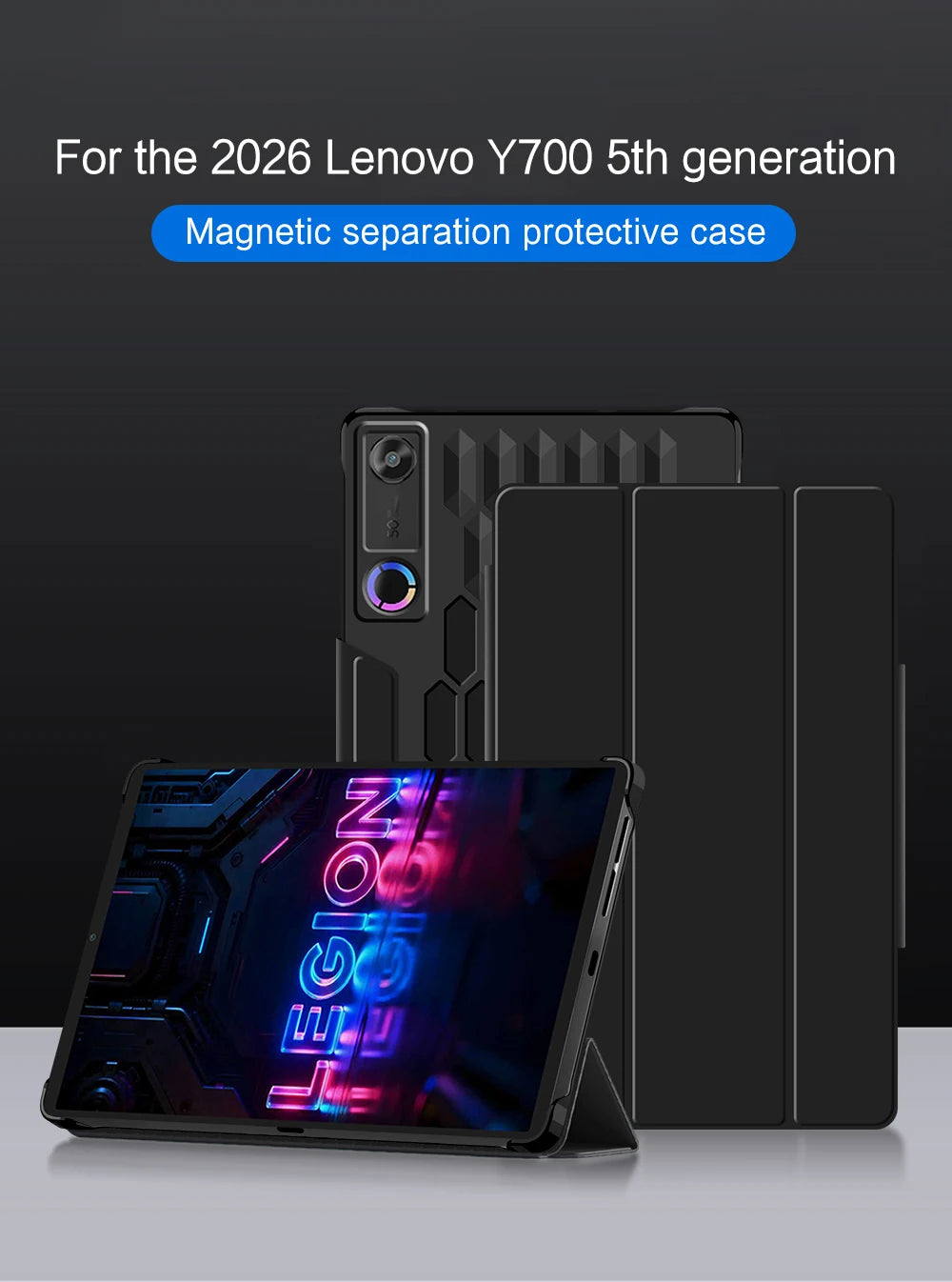 For Lenovo Legion Y700 2026 Case TB323FU Smart Cover Funda for LEGION Y700 5th 4th 3rd 2nd Generation 8.8'' Tablet Magnetic Case