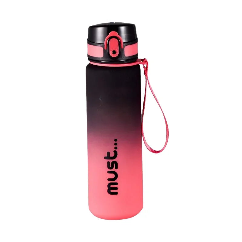 500ml 650ml Sports Water Bottle BPA Free High Capacity Plastic Fitness Portable Durable Camping Hiking Outdoor Sports Bottle