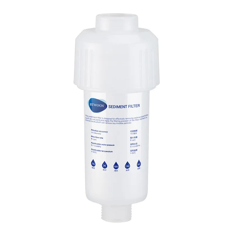 Household Water Purifier Pre Filter For Shower Washing Machine Toilet Explosion Proof Tap Water Chlorine Removal