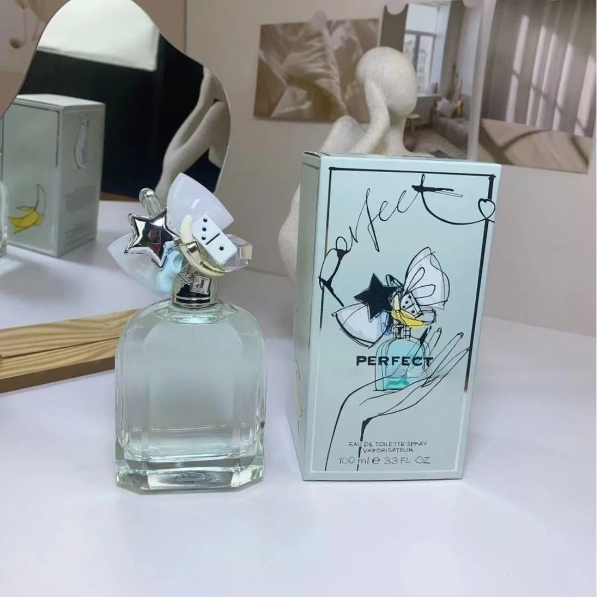 100ML Luxurious alluring perfume Natural and fresh floral scent Radiating a gentle and sweet aura Romantic date essentials
