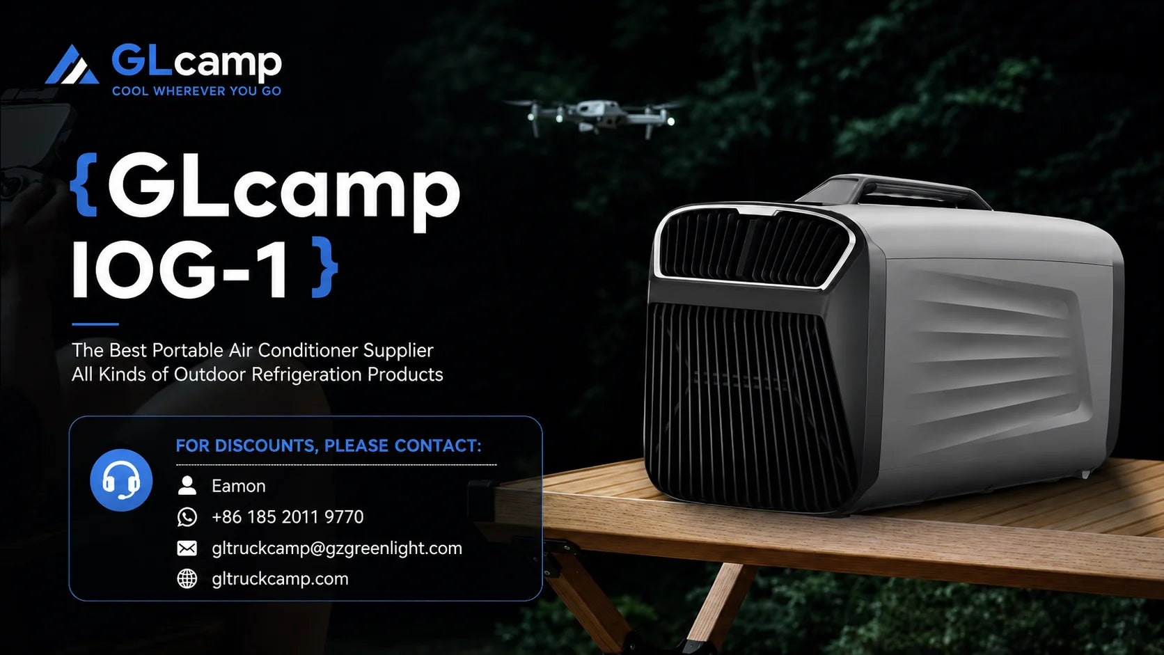 Hot Sale New Portable  Air Conditioner – 5200 BTU  with Power Station Support Great for Camping  RV Travel and Outdoor Use