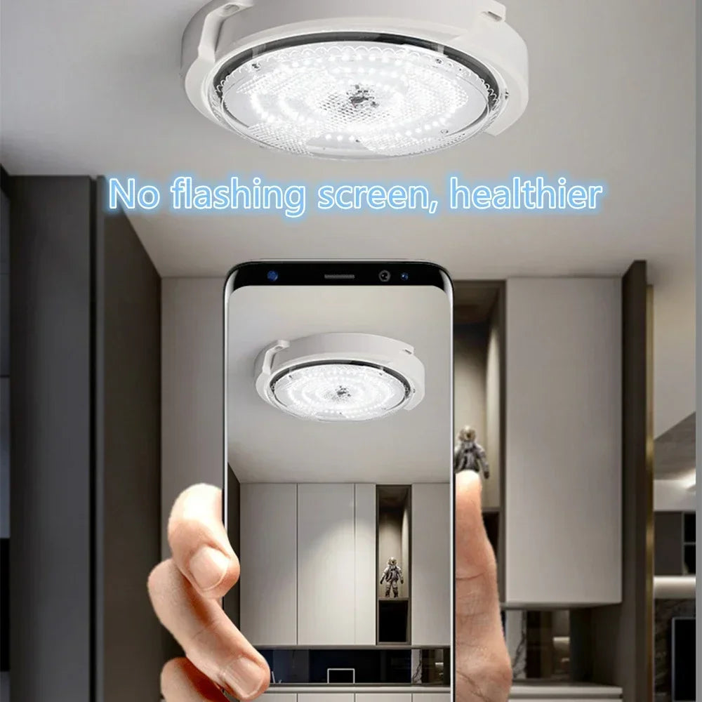 LEDSolar Ceiling Light Indoor Bedroom Corridor Garden Lighting With Remote Control Dimmable Timing Waterproof Solar Ceiling Lamp