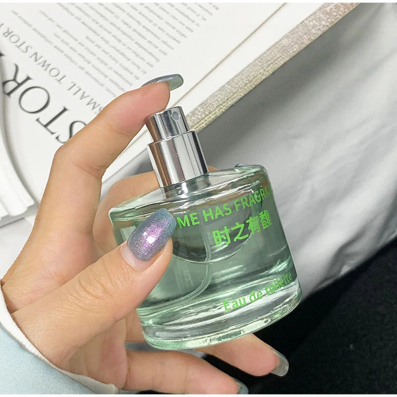 Citrus Peach Fruity Perfume Spray,Clean Fresh Women Scent,Orange Blossom/Lily/Iris/Vetiver/Lemon/Musk Light Fragrance Mist