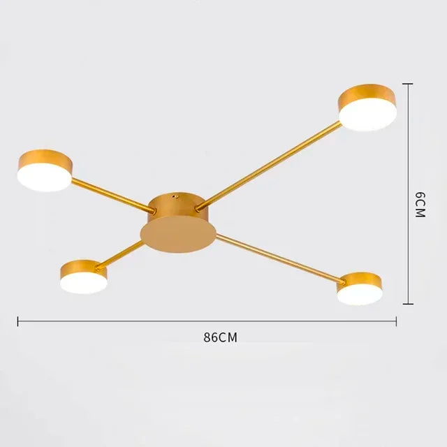 Nordic LED Ceiling Indoor Lighting Home Lamps Living Room Dining Bedroom Cloakroom Decoration Chandelier Lights Modern Wall Lamp