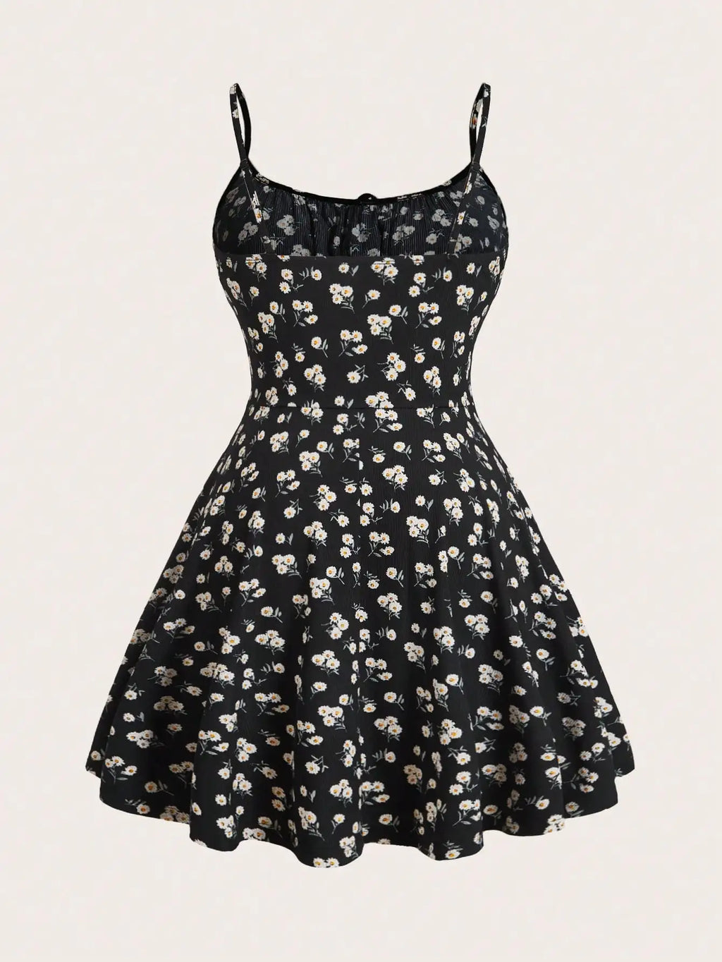New Fashion Floral Elegant Sleeveless Thin Strap Camisole Dress